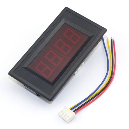 DROK 0.5" +/- 0-2A DC Current Measurement Panel Ammeter Digital Ampere Meter