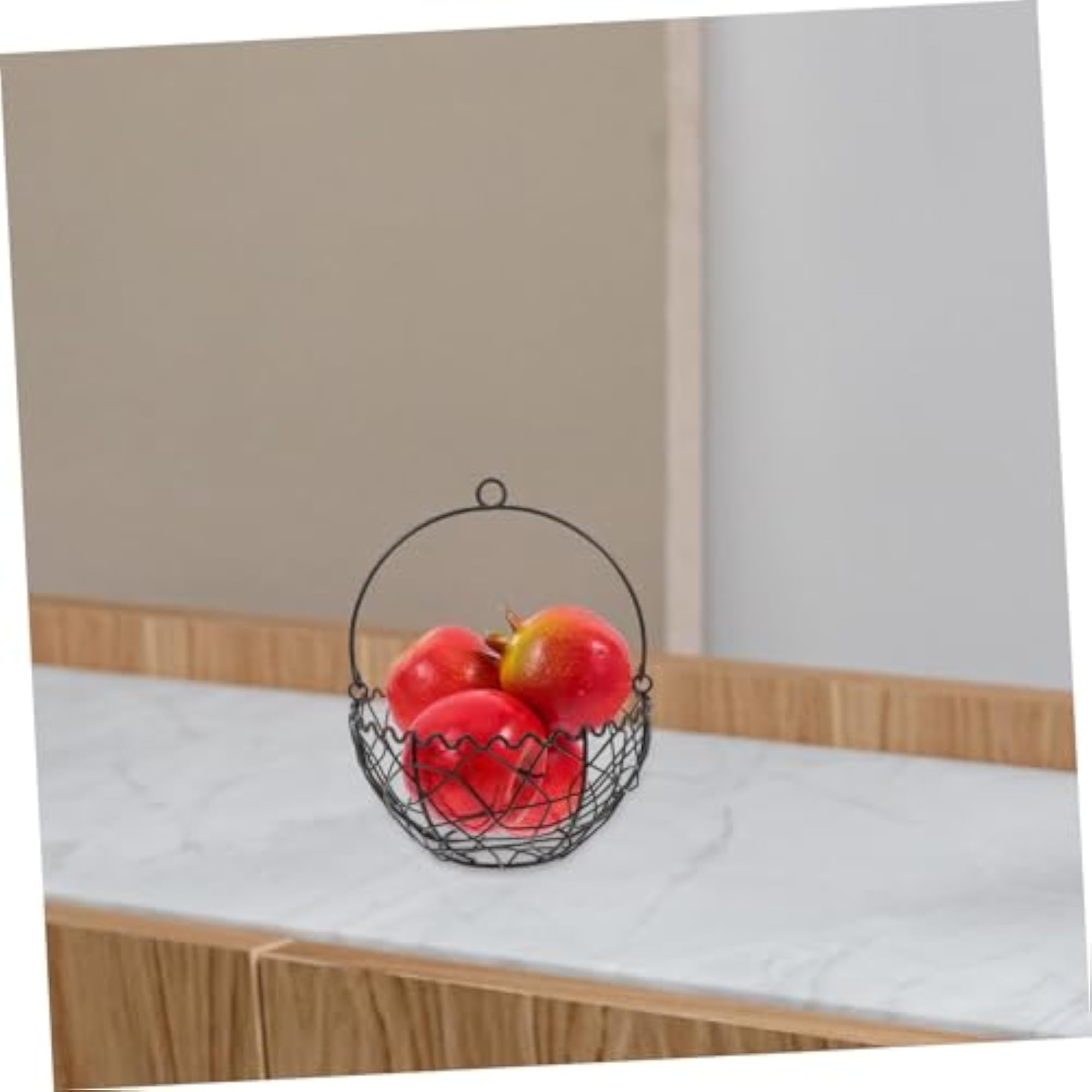 Iron Egg Basket with Handle