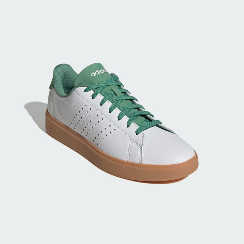 Image of adidas Mens Advantage 2.0 Tennis Sneakers Shoes - White
