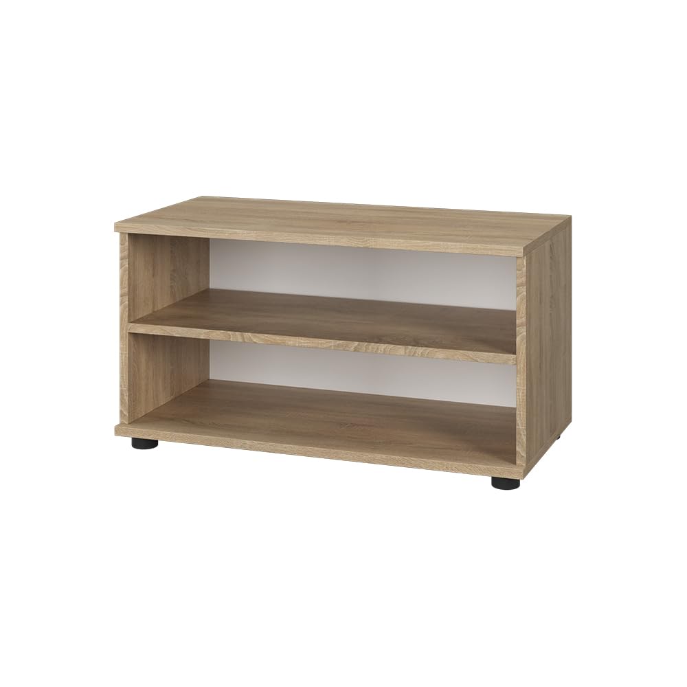 Vicco Mobile da soggiorno Berno, Sonoma, 70.8 x 38.9 cm con 2 scomparti, per la conservazione di libri e oggetti decorativi