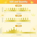 Paper Crowns Hat for Gold Foil Party Hat Birthday Party Baby Shower beauty pageant Photo Props - Image 3