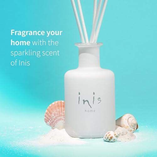 Inis the Energy of the Sea Reed Diffuser Set - Oil Diffuser - Ocean Fresh Fragrance for Home - Includes Fiber Reed Sticks, Fragrance Oil & Glass Bottle - Thumbnail 5