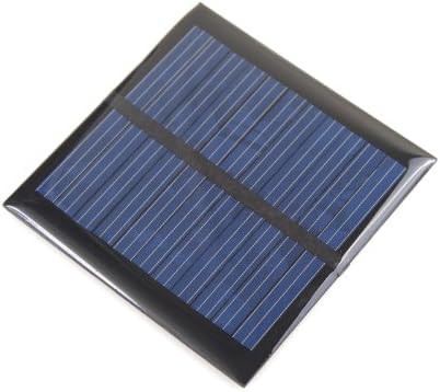 HOBBY COMPONENTS LTD Solar Panel 5.5v 90mA 0.6W Mini Solar Cell 6.5 x 6.5cm