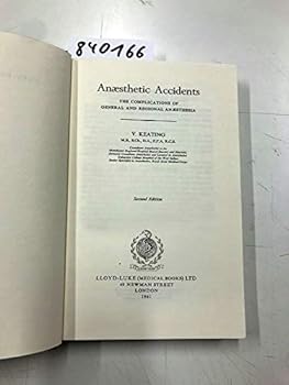 Hardcover Anaesthetic Accidents Book