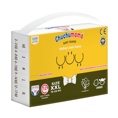 Image of Taped Style Baby Diaper XXL, 40 Diapers Each, 17-23 kg - Bubble Bed Comfort Technology