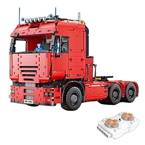 Onenineten Technik LKW Bausteine, 2.4Ghz /APP RC Ferngesteuertes LKW Modell Bauset mit Motoren und Fernbedienung, 4825… – Bild 8