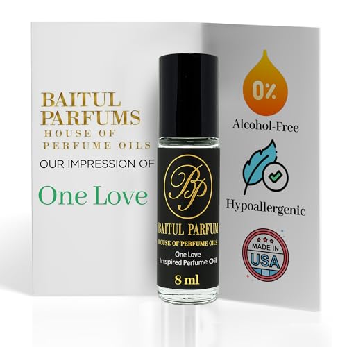 ASMARKET Comparable to One Love By BM Alcohol-Free Perfume Oil – 8ml Travel Size Roll-On Glass Bottle, Long Lasting Fragrance, 98% True-to-Scent, Clean Scent Perfume, Main Accords - Fruity, Citrusy