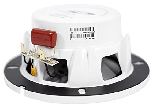 Image of Alpine (4) SPS-M601W 6.5 inch 440 Watt 2-Way Marine Boat Coaxial Speakers - White