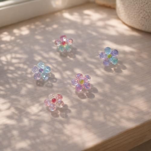 Breloques fleur en cristal de haute finition pour sabots