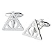 Harry Potter Deathly Hallows silver cufflinks