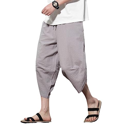 Sarouel d'ete homme coton leger pour eviter la chaleur en ville