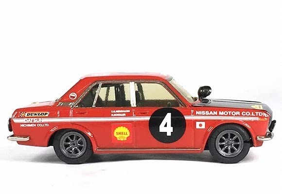 TLV ノスタルジックヒーロー ブルーバード 1970 サファリラリー総合優勝車 1/24 日産 ブルーバード 1600 SSS “1970 サファリラリー優勝車” | 鉄道