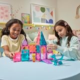 MAGNA-TILES Castle 25-częściowy magnetyczny zestaw konstrukcyjny, oryginalna marka magnetyczna
