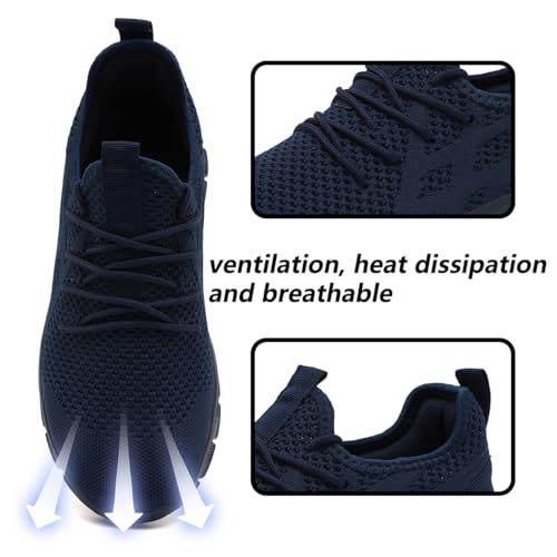 Image of DLWKIPV Men's Shoes Running Road Walking Sneakers Sports Athletic Workout Gym Shoes Casual Comfortable Breathable Fashion