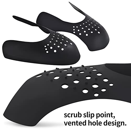 Jombofun 6 Pair Shoe Crease Protector For Sneakers: Air Force 1, Jordan 1, Dunk Low & More - Premium Anti Crease Shoe Protector - No Crease Shoe Guards For Men's Size 7-12/ Women's Size 5-8 #TOP2
