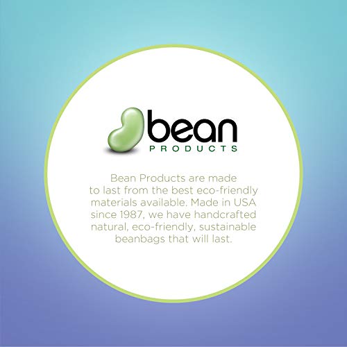 Bean Products Kids Monogrammed Cotton Bean Bag Chair | Filled W/ Polystyrene Beads & Certipur Foam | 31L X 33W X 20H | Perfect For Teens & Kids | Available In 2 Sizes | Red #TOP6