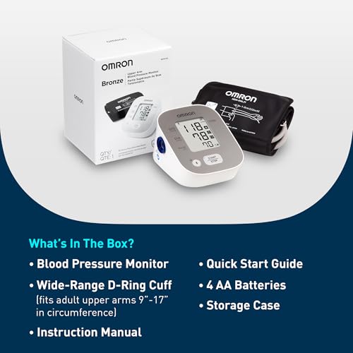 Image of OMRON Bronze Blood Pressure Monitor for Home Use & Upper Arm Blood Pressure Cuff - #1 Doctor & Pharmacist Recommended Brand - Clinically Validated - Connect App