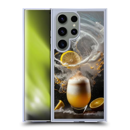 Coque Samsung Galaxy S24 Ultra 5G MagSafe protection gel antichoc motif cocktail espace