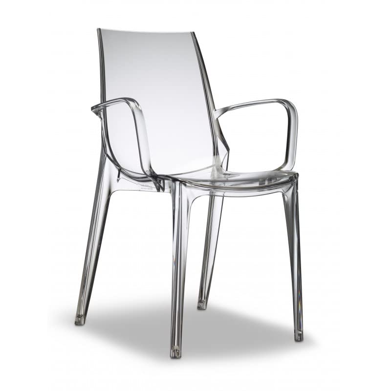 Baakal & ross Vanity - Chaise Translucide Scab Design avec accoudoirs