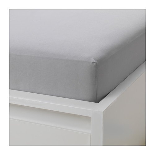 VAGTISTEL ボックスシーツ, ライトグレー 903.858.66