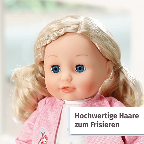 Baby Annabell Little Sophia 36cm, weiche Puppe mit Langen blonden Haaren, blauen Schlafaugen, inkl. Puppenkleidung, 706480 Zapf Creation – Bild 4