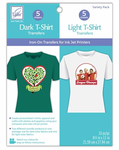 June Tailor JT-861 Dark and Light T-Shirt Variety Pack