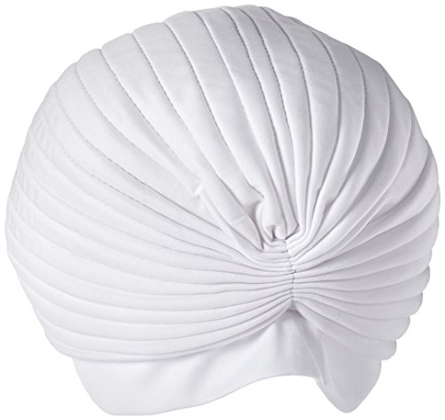 Jacobson Hat Company Men\'s Spandex Turban, White, Adult