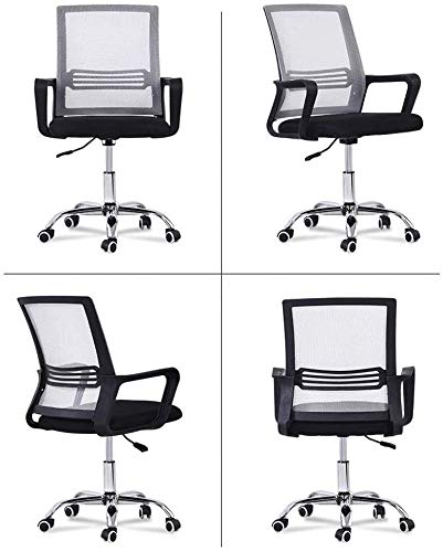 Chaise de bureau avec support lombaire et dossier en maille pour éviter le mal de dos - 5