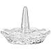 Home-X Crystal Glass Ring Holder