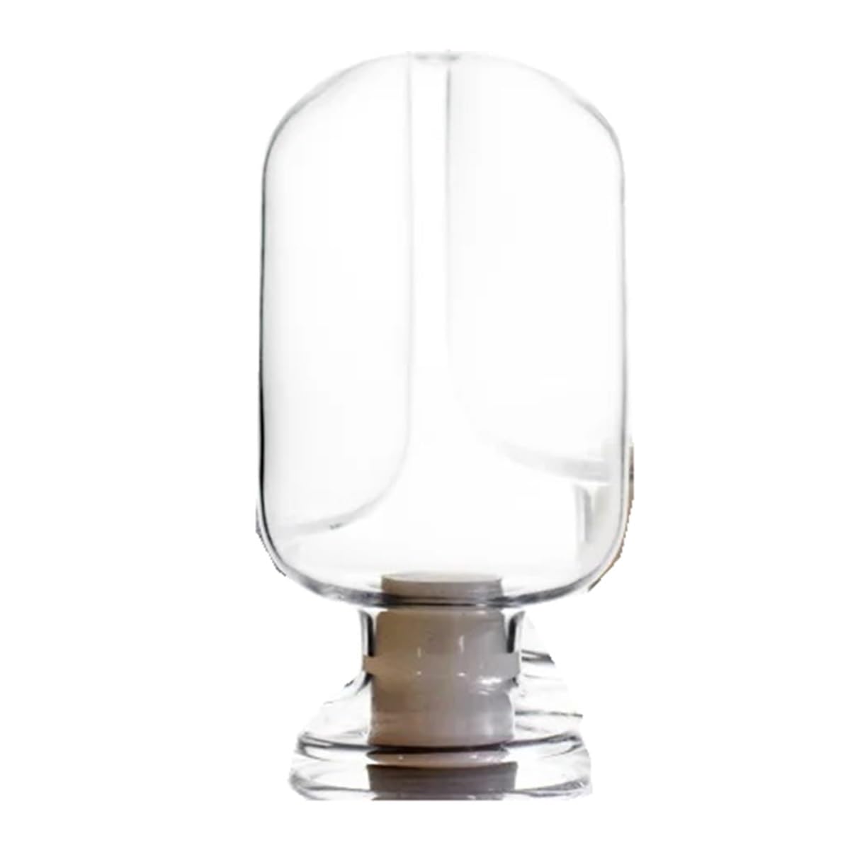 Flacon en verre de 250ml avec bouchon caoutchouc pour echantillon