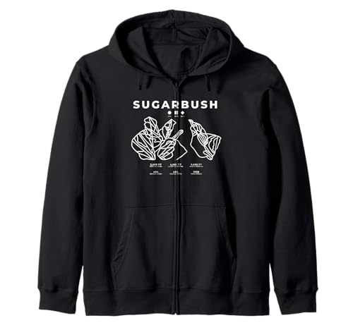 Sugarbush Ski Snowboard Ski Vermont Skieur Sweat à Capuche