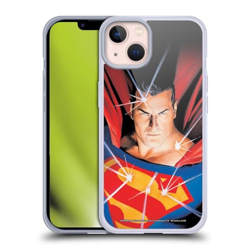 Carcasa iPhone 13 Superman de gel para fans de cómics en el uso diario