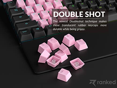 Ranked Rubber Keycap Set, Pink, 23 Tastenkappen - Image 4