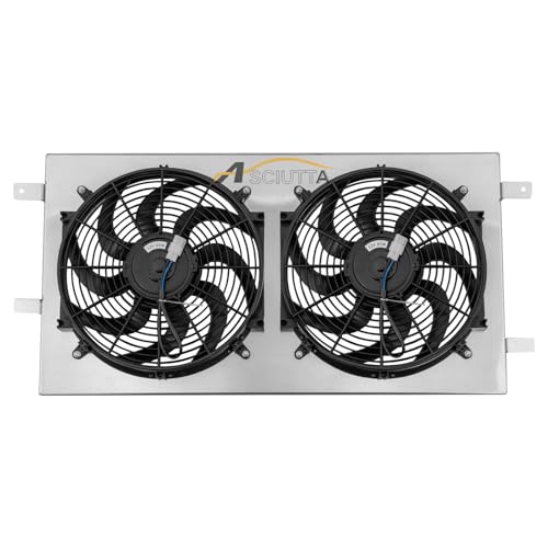 ASCIUTTA Aluminum Shroud Fan for Ford Expedition F150 Lincoln Navigator 5.4L4.2L 4.6L 5.4L 2004-2008 with 2 X 14 Fans by ASCIUTTA - Used condition - US$109.19