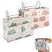 Qanye 2 Pezzi Borsa da Comodino, Tasche da Letto Appendibile, Tasche Portaoggetti Letto, Tasche da Comodino, Tasca da Letto, per Ufficio, Cucina, Camera da Letto