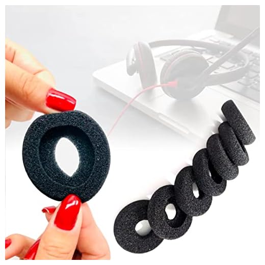 Kit com 10 espumas headset TELEMARKETING 5.3cm