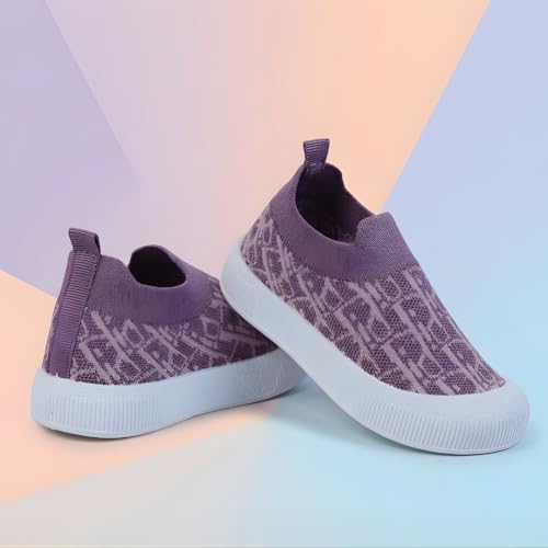 Image of Baby Choo Choo Shoes for Boys & Girls | Soft Slip-On Toddler Shoes with Whistle Heel | Breathable Knit Upper | PVC Sole | Ages 6 Months-3 Years