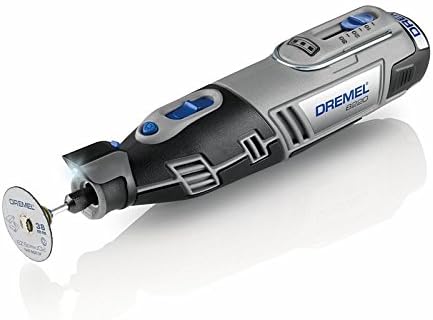 Dremel 8220 Cordless Rotary Tool 12 V Multi Tool Kit with 5 Attachments 65 Accessories, Front LED Light, Speed 5000-35000 rpm for Cutting, Sanding, Drilling, Cleaning, Routing Grey,8220-5/65