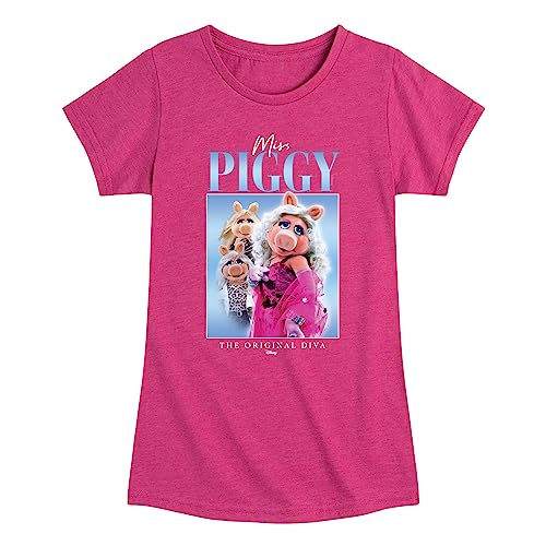 Disney - The Muppets - Miss Piggy The Original Diva - Toddler and Youth Girls Short Sleeve Graphic T-Shirt