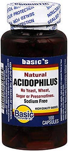 Basic Vitamin Acidophilus, Capsule, 100ct