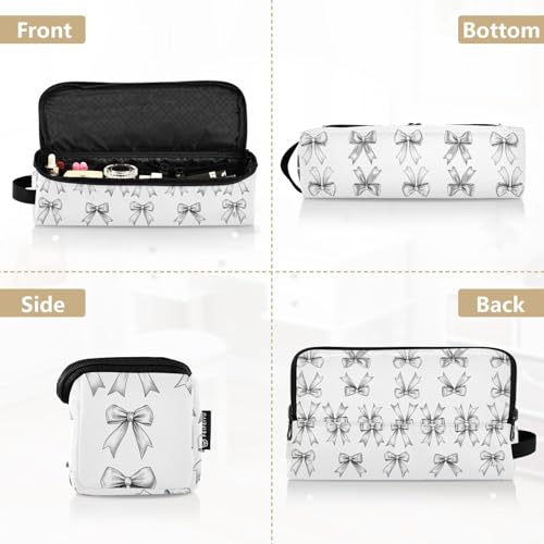 Bolsa de viaje para herramientas de cabello Elegant Ties Marble resistente al calor, organizador portátil para planchas y rizadores miniatura 5