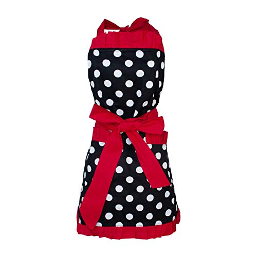 TOPTIE Grembiule da donna a pois di Halloween