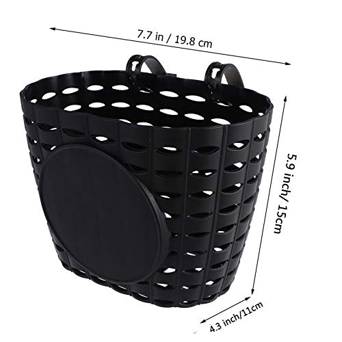 Lightton Kid's Bicycle Basket, Basket Front Handle Bar Basket, Bicycle Lift Off Baskets, Easy Install Quick Released Basket For Kids Bike, For Children Bike Accessories With Rubber Duck Bike Bell #TOP1