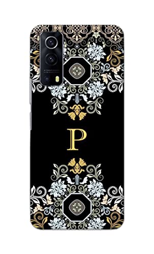 Image of Printed Hard Back Cover Case for Vivo Y53S | Vivo IQOO Z3 Back Cover (Alphabet P) -1803