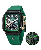 TEARTRACE Orologio da uomo impermeabile con cronometro triplo quadrante