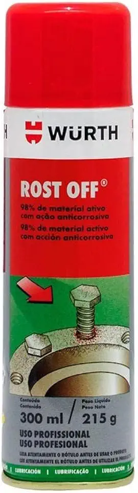 Desengripante e Lubrificante Rost Off Wurth - 300ml