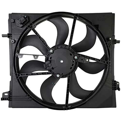 214816MA0A Radiator Condenser Fan Assembly ANPART Fit For 2017-2019 For Nissan Rogue Sport 2.0L