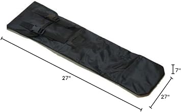 Playwell Black Canvas Escrima Case - Holds 6 Sticks, 27 x 7
