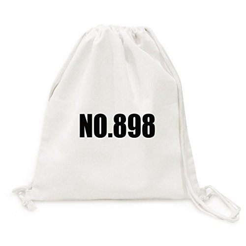 Sac en toile Numéro Chanceux No.898 style unique cordon voyage