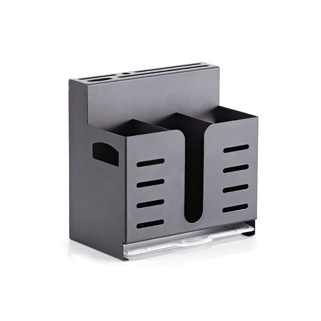 Soporte de utensilios sin perforar para solucionar la falta de espacio en cajones de cocina